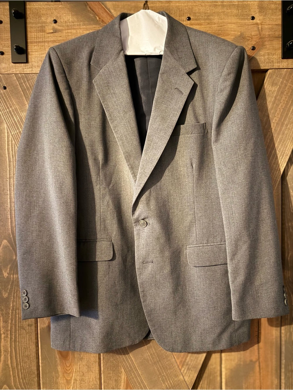 Farah Men's Light Gray Single-Breasted Sport Coat